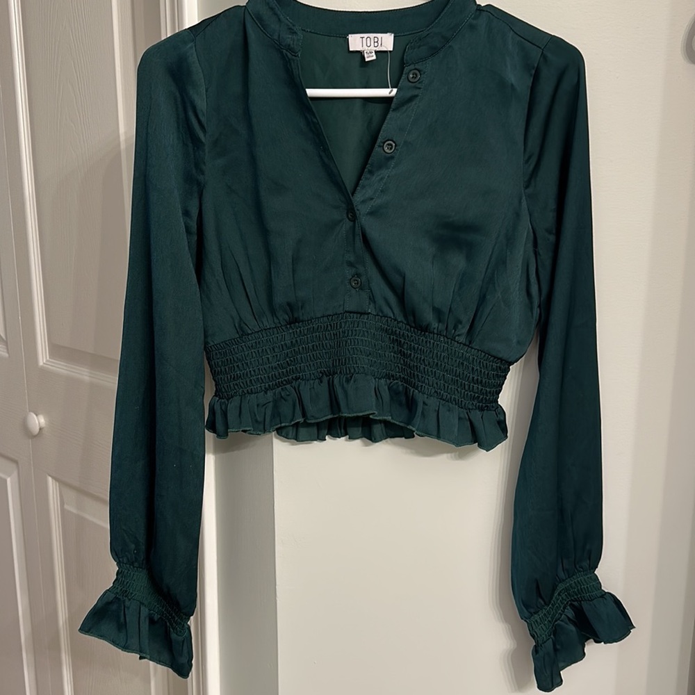 Green Blouse Size Small